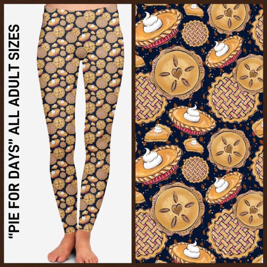 1 Custom Leggings TC Pie For Days / TC Leggings
