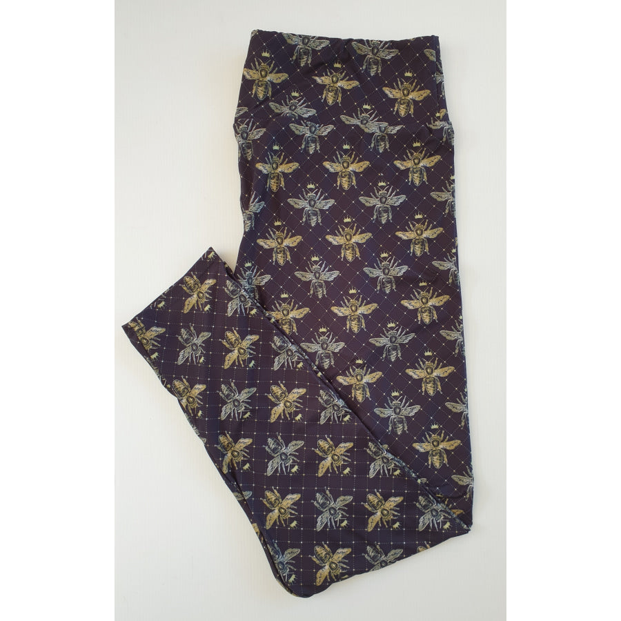 Custom Design Leggings - Queen Bee Queen Bee / TC2 Leggings