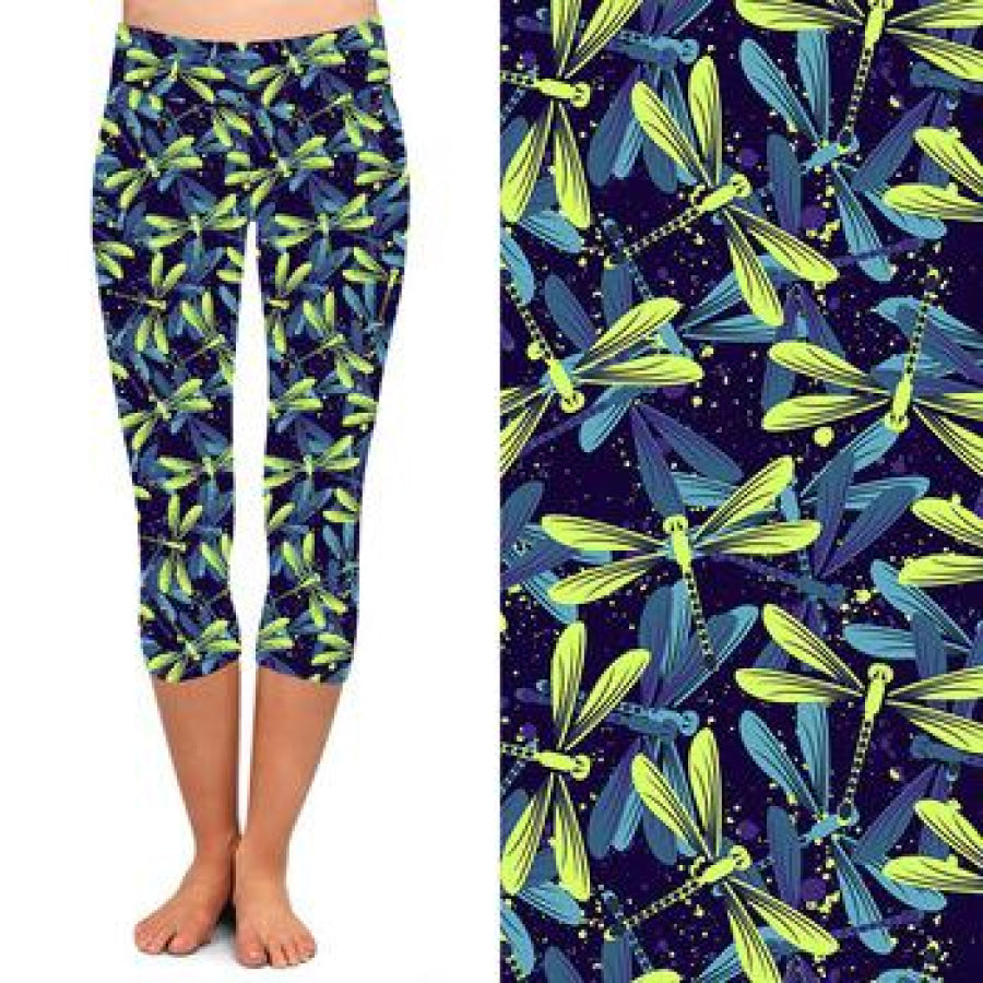PREORDER! Buttery Soft Leggings Limited Quantities! ETA early NOV! Dragonfly Capri / OS Leggings