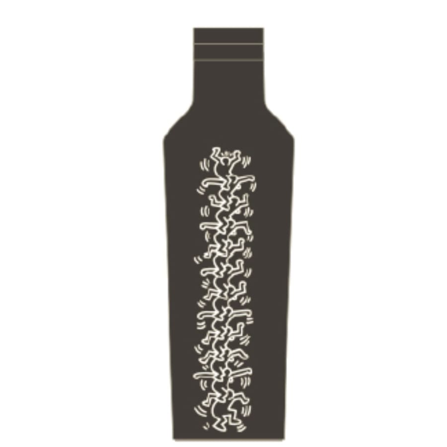 NOW HERE! Keith Haring 16oz Canteen Keith Haring People Stack Drinkware
