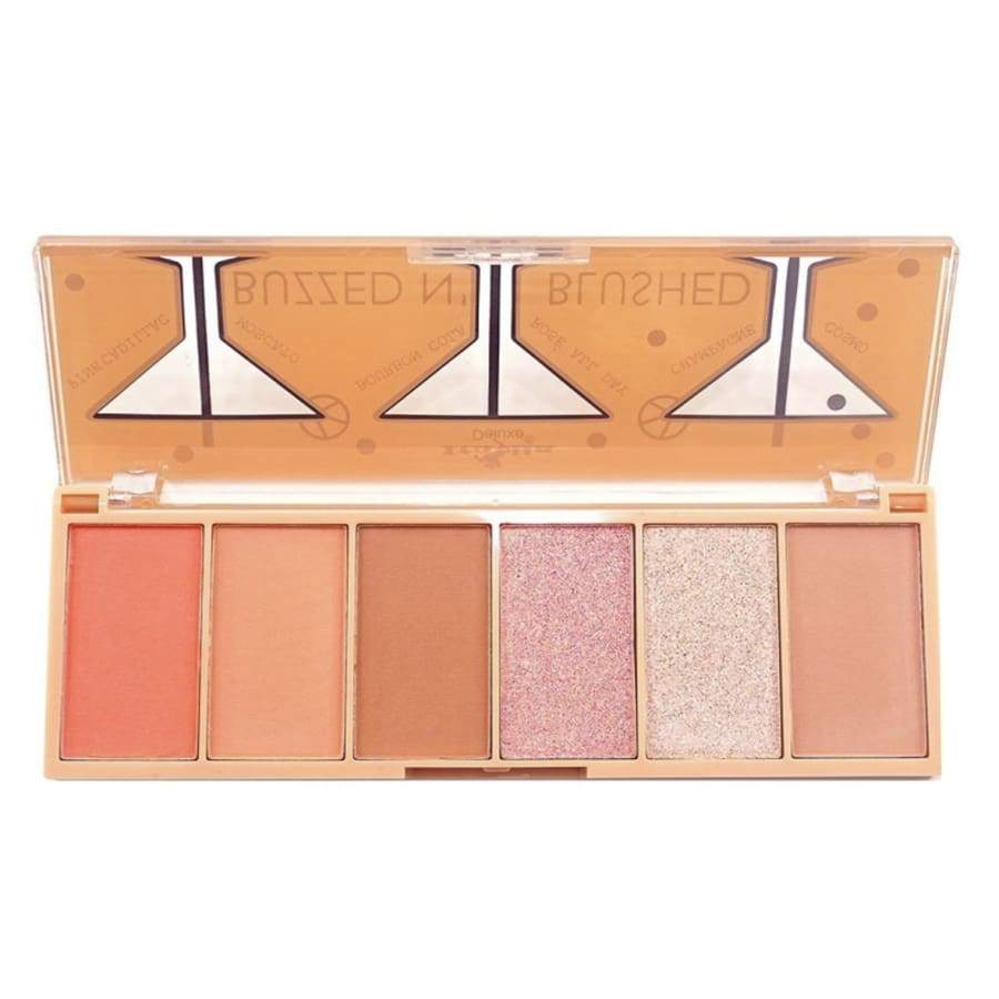 Italia Deluxe - Buzzed N’ Blushed Highlighter / Bronzer / Blush Palette Lip Balm