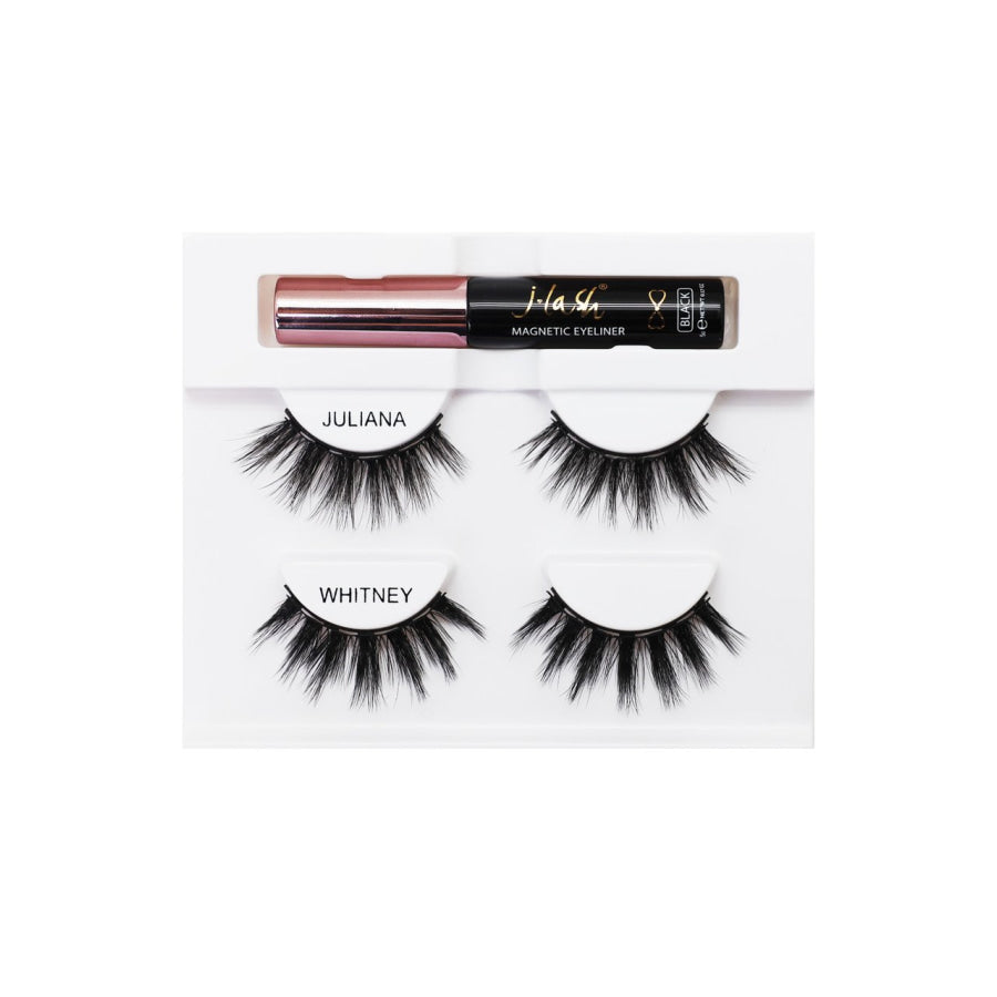 JLash Magnetic Eyeliner + Eyelashes Kit - Juliana and Whitney Magnetic Eyelashes