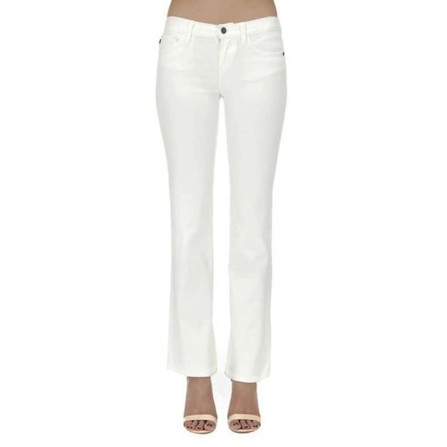 Judy Blue Bootcut Jeans 5 / White Denim Jeans