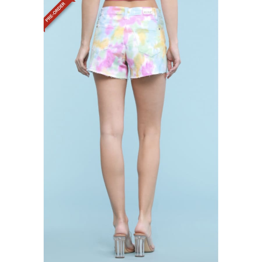 Judy Blue Denim Cutoff Shorts - Tie Dye ARRIVING MAY! Denim Skirt