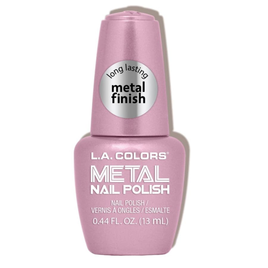 L.A. Colors Metal Nail Polish Collection - Crystal Pink Nail Polishes