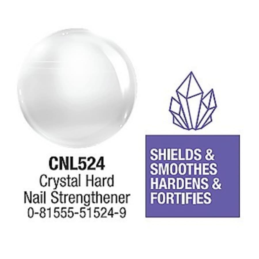 L.A. Colors - Salon Fabulous Nail Treatments - 8 Formulas Crystal Hard Nail Strengthener Nail Polish