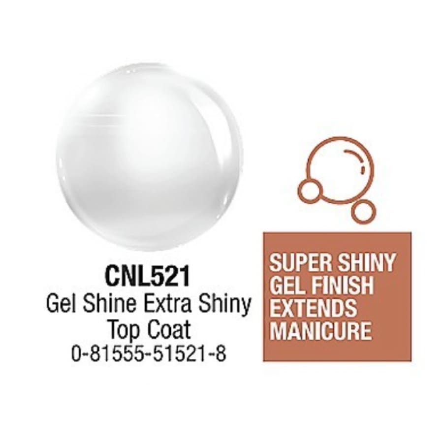 L.A. Colors - Salon Fabulous Nail Treatments - 8 Formulas Gel Shine Extra Shiny Top Coat Nail Polish