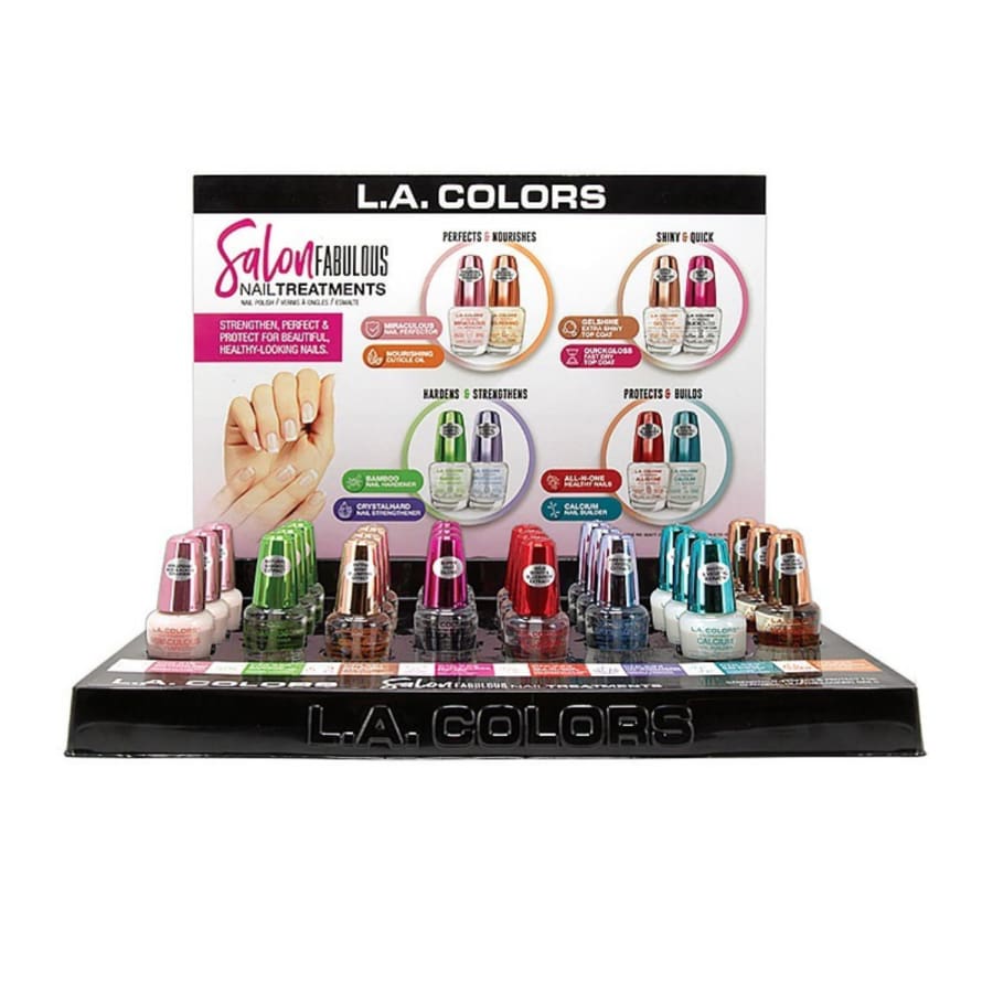 L.A. Colors - Salon Fabulous Nail Treatments - 8 Formulas Nail Polish