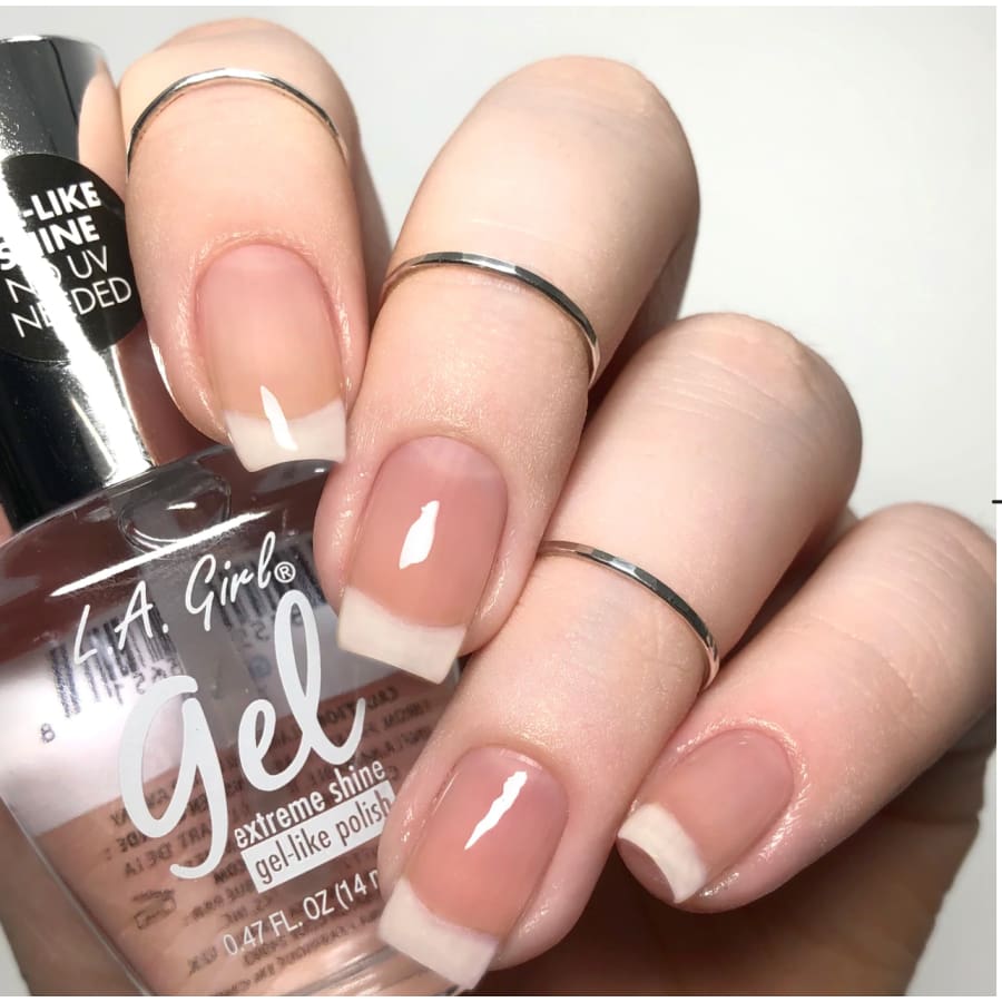 L.A. Girl - Bare It All Collection - Gel Extreme Shine Gel-Like Nail Polish - Clear Nail Polish