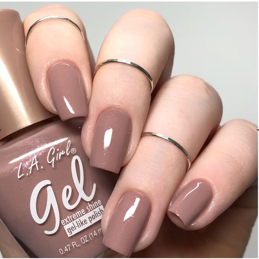 L.A. Girl - Bare It All Collection - Gel Extreme Shine Gel-Like Nail Polish - Lingerie Nail Polish