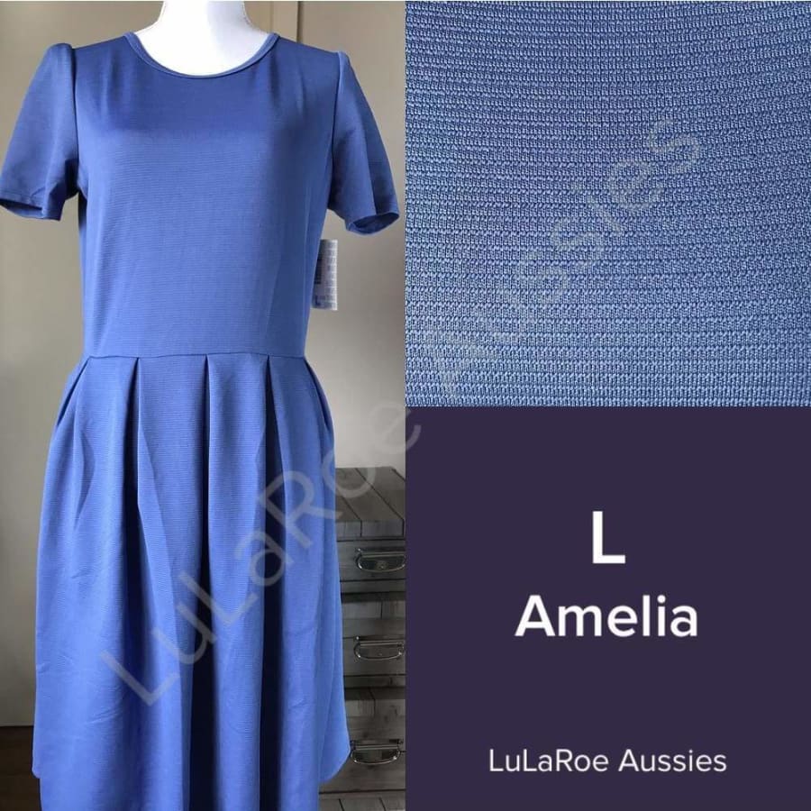 Lularoe Amelia L / Periwinkle