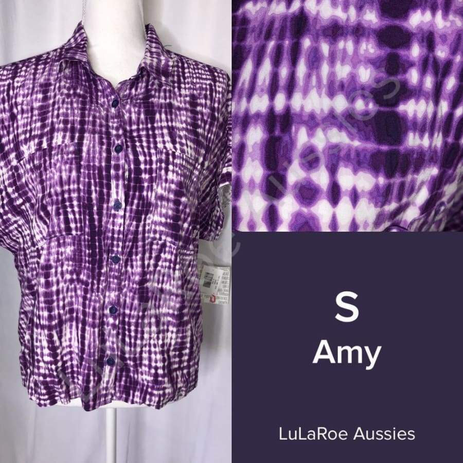 LuLaRoe Amy S / Purple Tie Dye