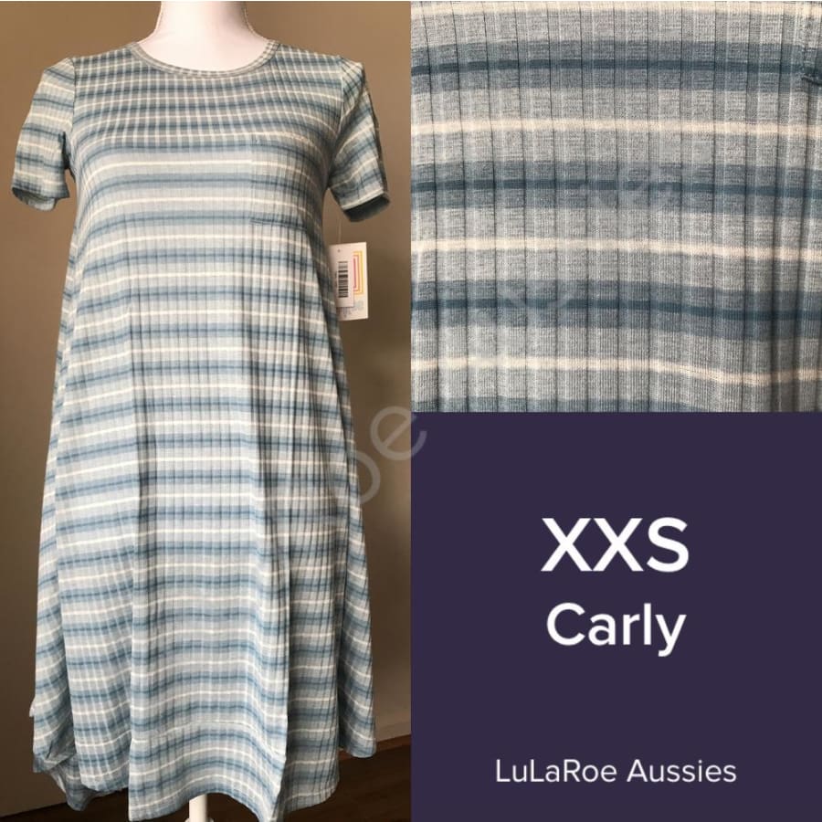Lularoe Carly Xxs / Navy And Gold Pixelated Paisley Dresses