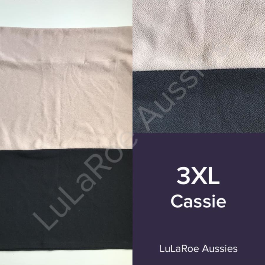 Lularoe Cassie 3Xl / Tan And Black Skirts