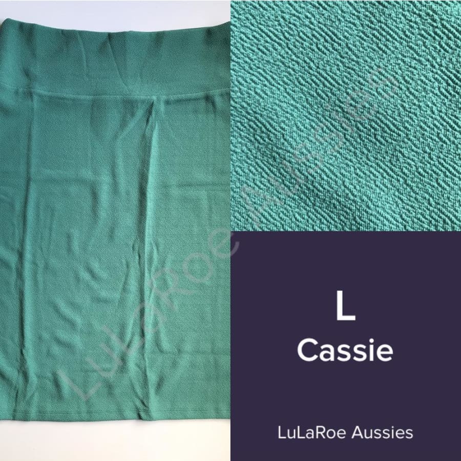 Lularoe Cassie L / Green Skirts