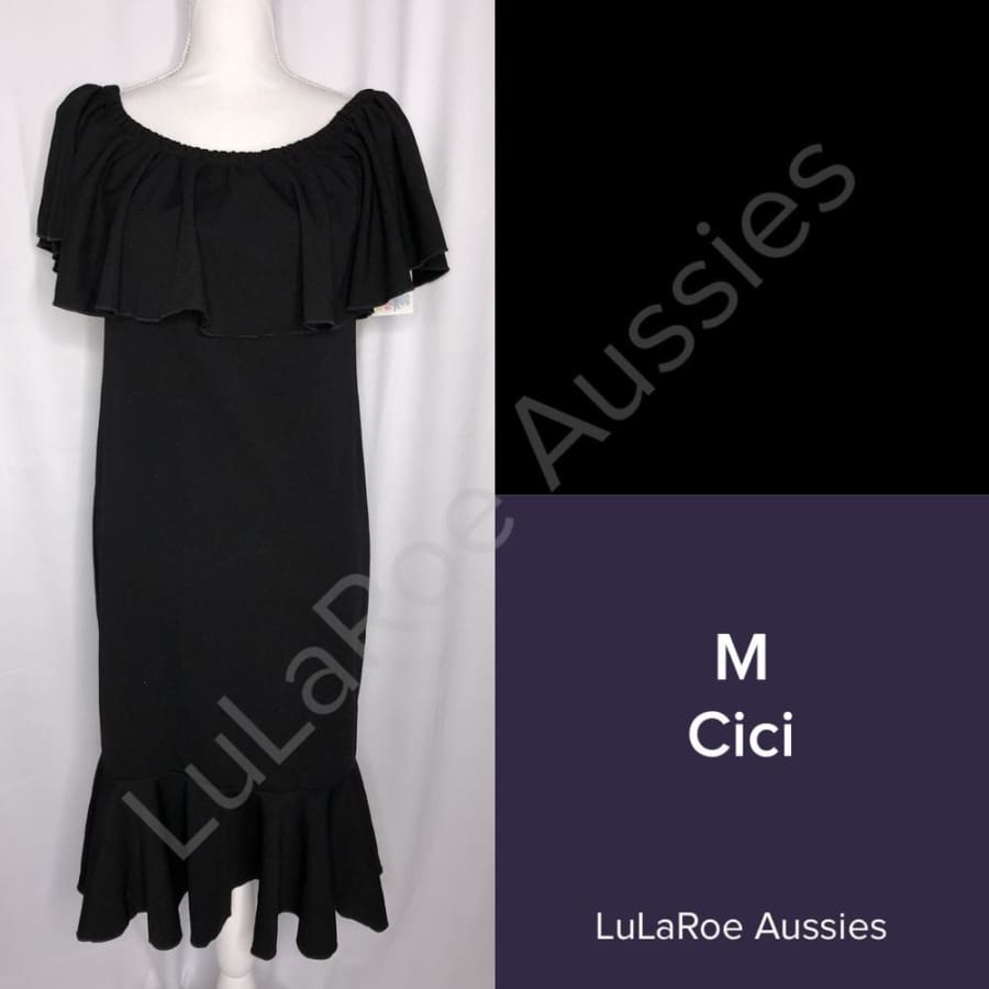LuLaRoe CiCi M / Black Dresses
