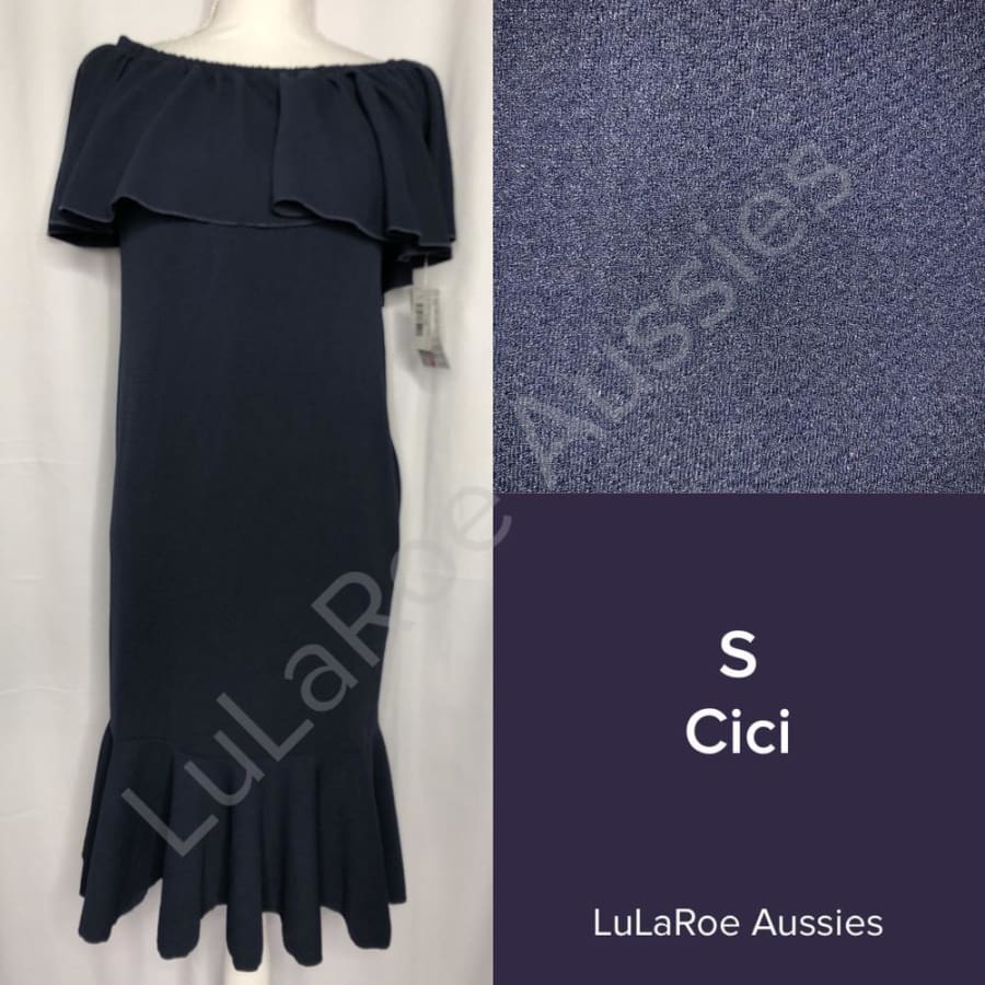 LuLaRoe CiCi S / Navy Dresses