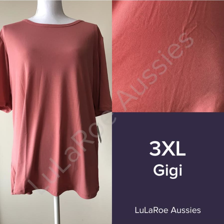 Lularoe Gigi 3Xl / Terracotta Tops