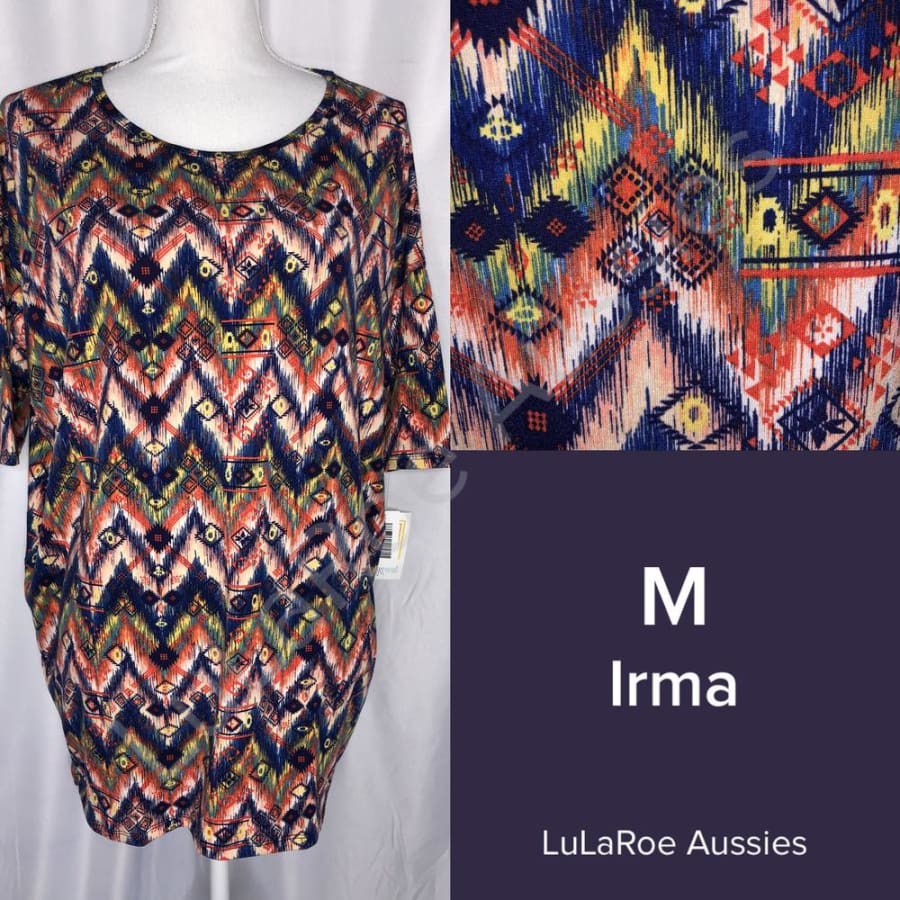 LuLaRoe Irma M / Multi Aztec Tops