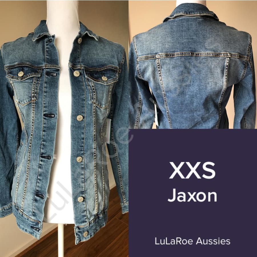 LuLaRoe Jaxon XXS / Medium Blue Denim Coverups