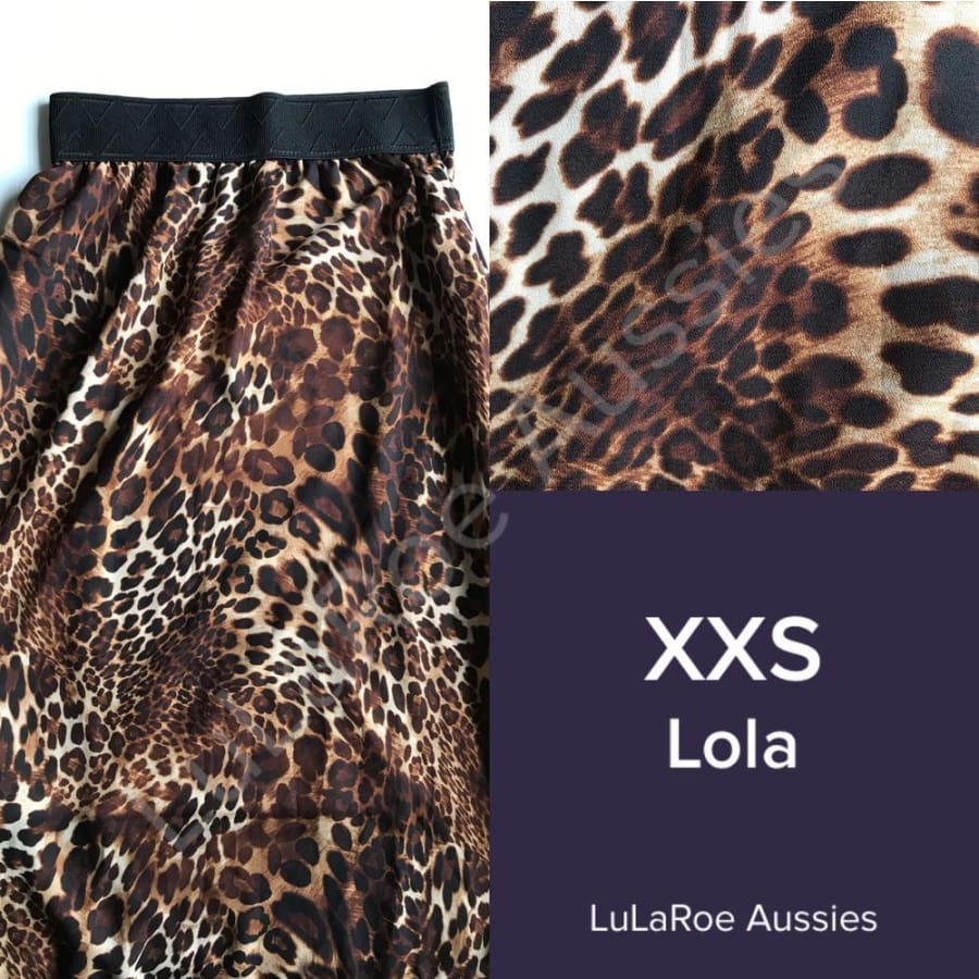 Lularoe Lola Xxs / Leopard Print Skirts