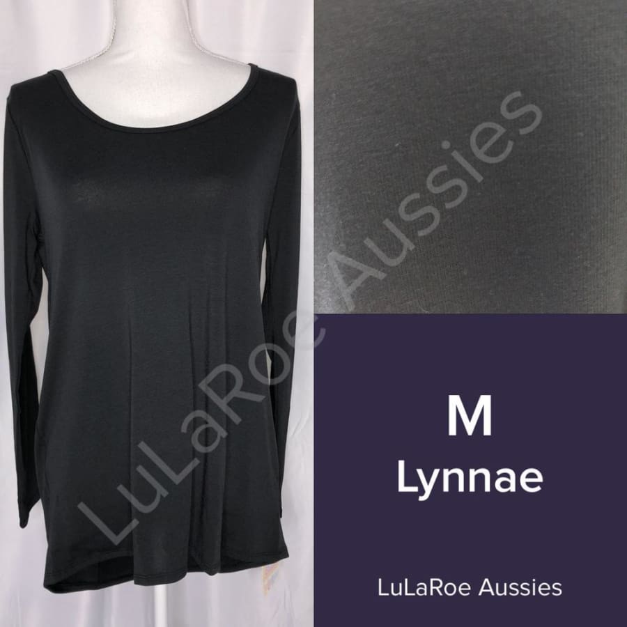 LuLaRoe Lynnae M / Black Tops