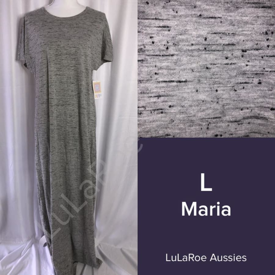 LuLaRoe Maria L / Grey heather Dresses