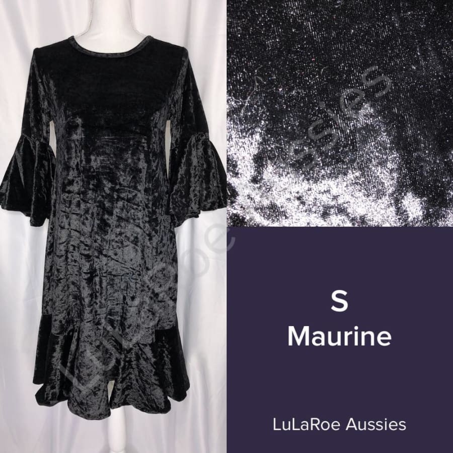 LuLaRoe Maurine XS / Blue white grey black stripe Dresses
