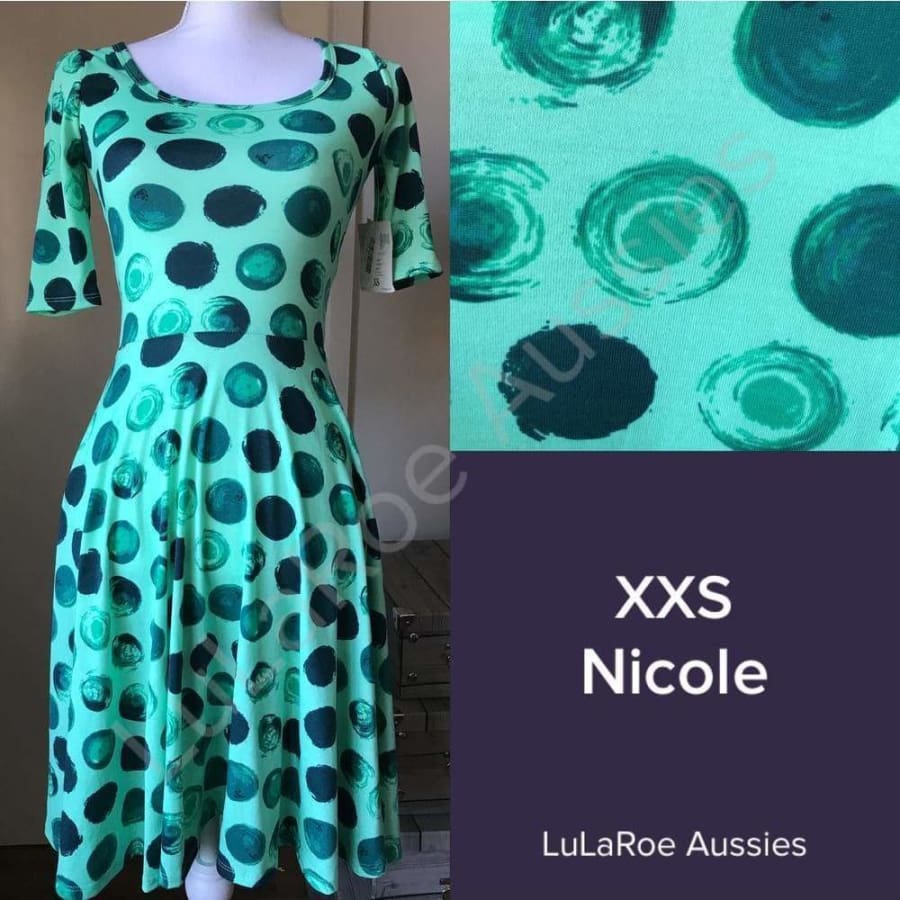LuLaRoe Nicole Skater Dress, Sandee Rain Boutique