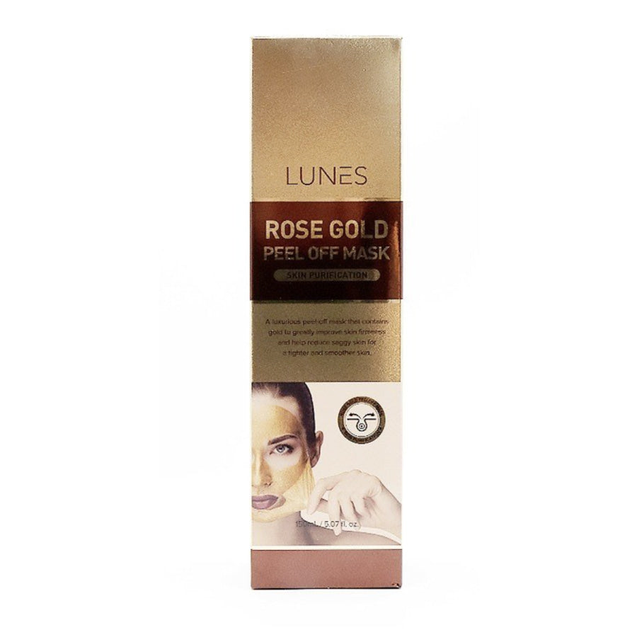 LUNES Rose Gold Peel Off Mask - Skin Purification Face Peel Mask