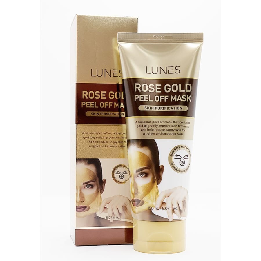 LUNES Rose Gold Peel Off Mask - Skin Purification Face Peel Mask