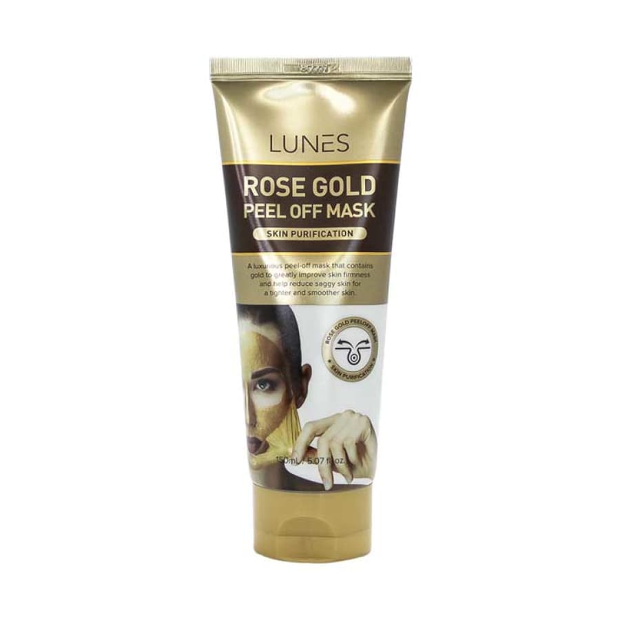LUNES Rose Gold Peel Off Mask - Skin Purification Face Peel Mask