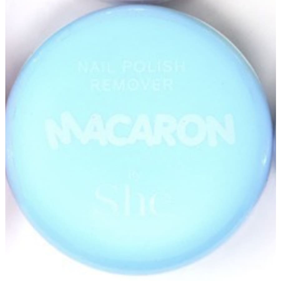 New! Makeup S.he Macaron Nail Polish Remover - 6 Colours Blue Nail Polish Remover