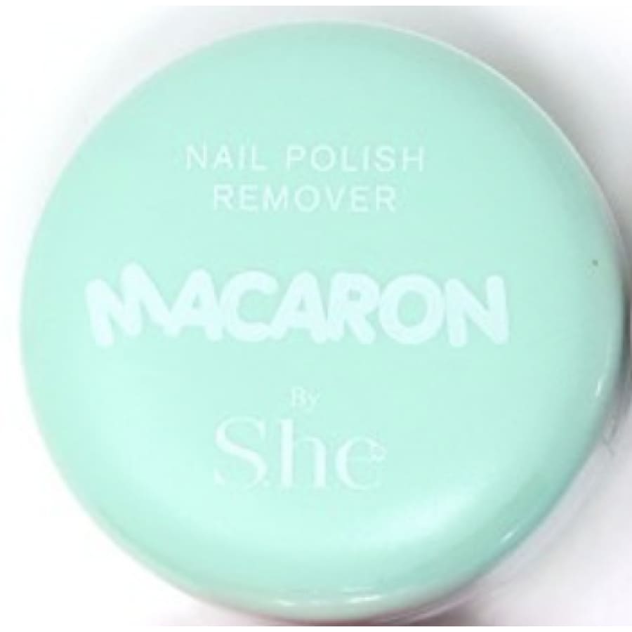 New! Makeup S.he Macaron Nail Polish Remover - 6 Colours Green Nail Polish Remover