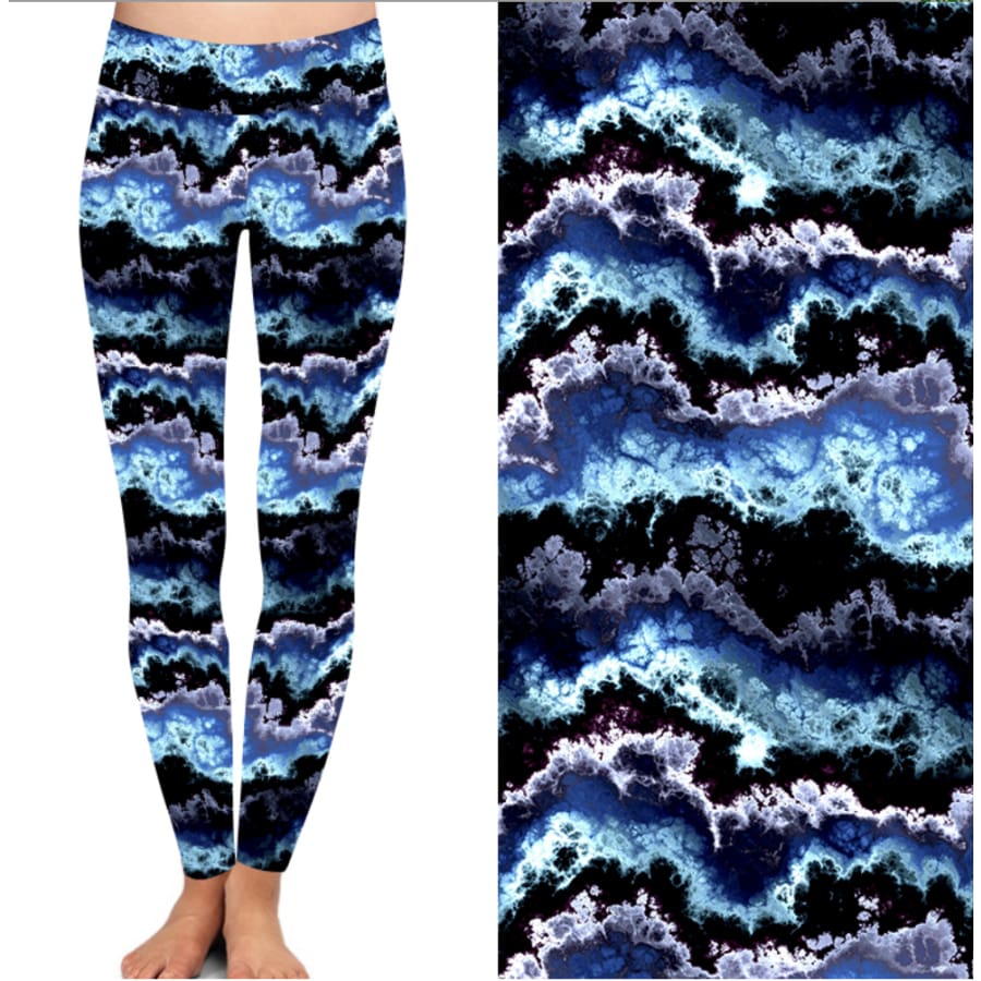 PREORDER limited quantities! Buttery Soft Leggings in Bold Prints ETA late January! OS / Galaxy Clouds Leggings