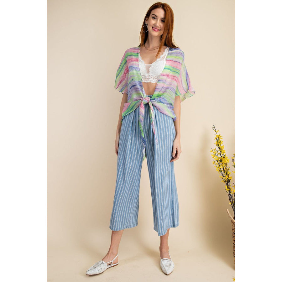 NEW! Multicolour Tie Dye Boho Kimono Kimono