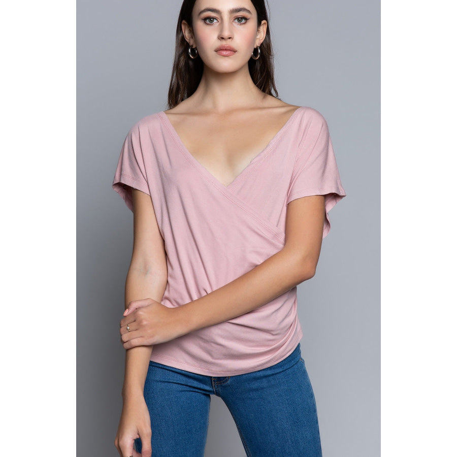 NEW! Felt Soft Collection Knit Top Strawberry Shake / Small Top Tops