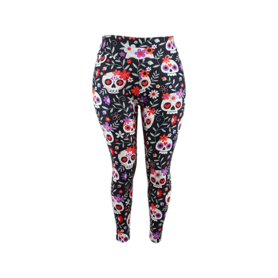 Sugar Skulls Leggings (ETA early September) OS Leggings