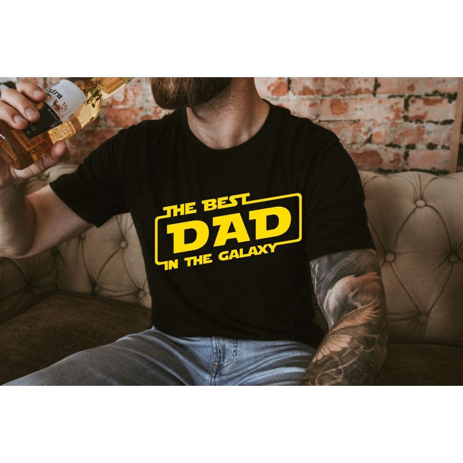 PREORDER Custom Design T-Shirts - Best Dad In Galaxy - ETA 4-6 weeks T Shirts