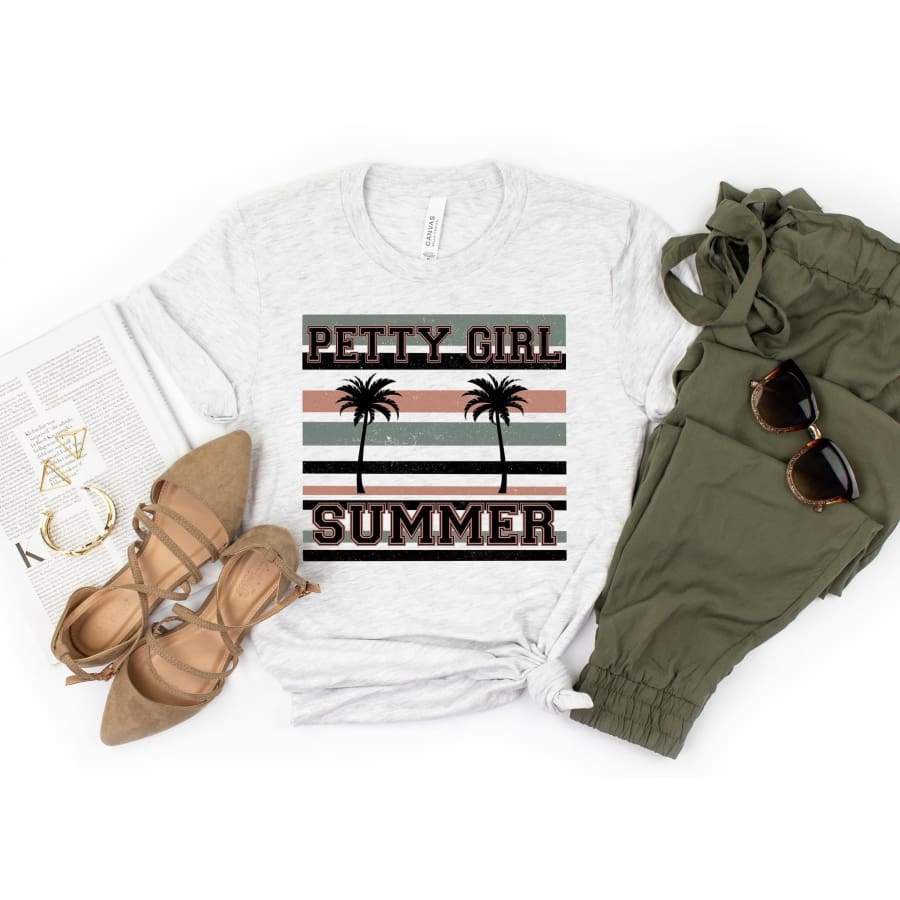 PREORDER Custom Design T-Shirts - Petty Girl Summer - ETA 4-6 weeks T Shirts