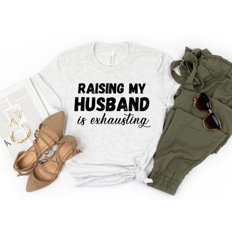 PREORDER Custom Design T-Shirts - Raising My Husband - ETA 4-6 weeks Adult XS / White T Shirts