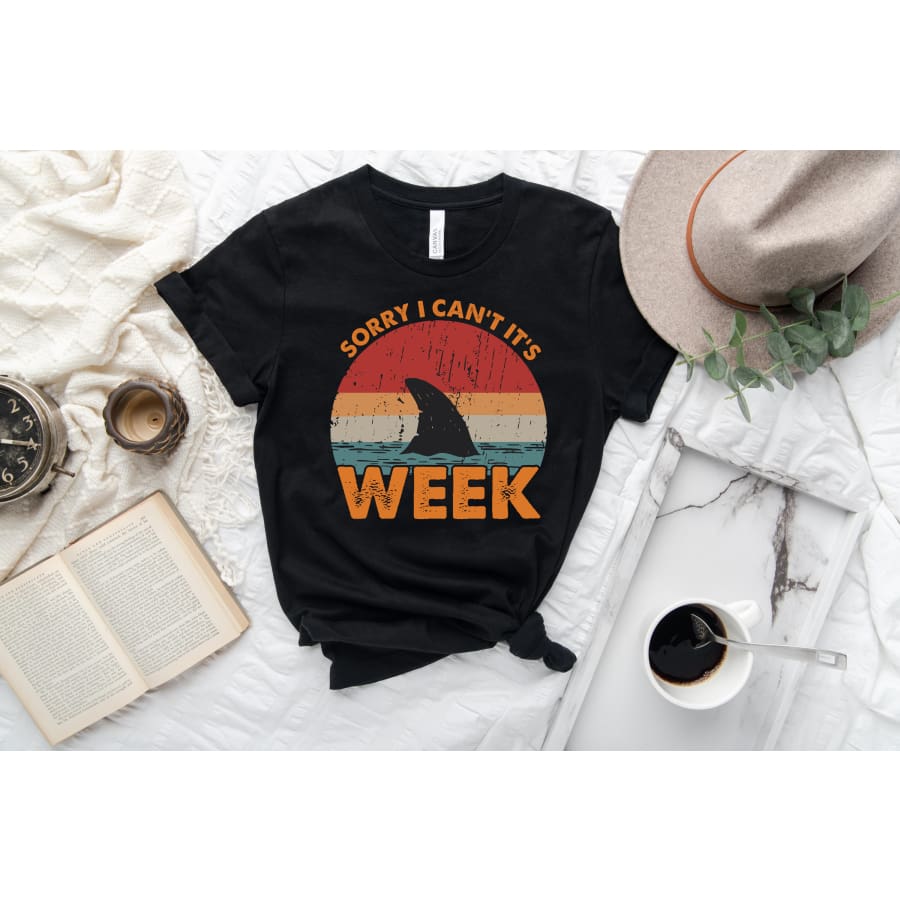 PREORDER Custom Design T-Shirts - Shark Week - ETA 4-6 weeks Adult XS / White T Shirts