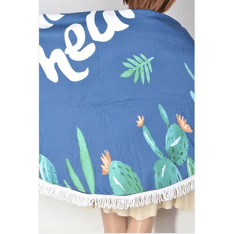 NEW! Round Beach Towel with Fringe (Preorder once Sold Out) Ends 27 Sep 3pm AEST Towel