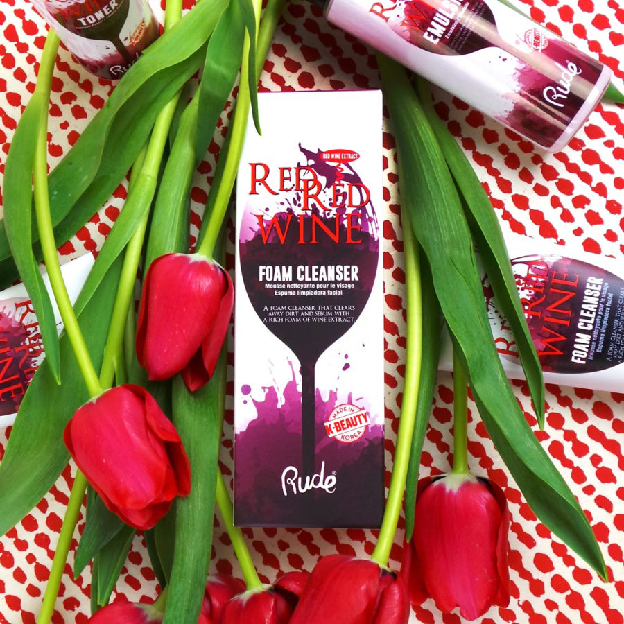 Rude Cosmetics Red Red Wine Foam Clanser Cleanser