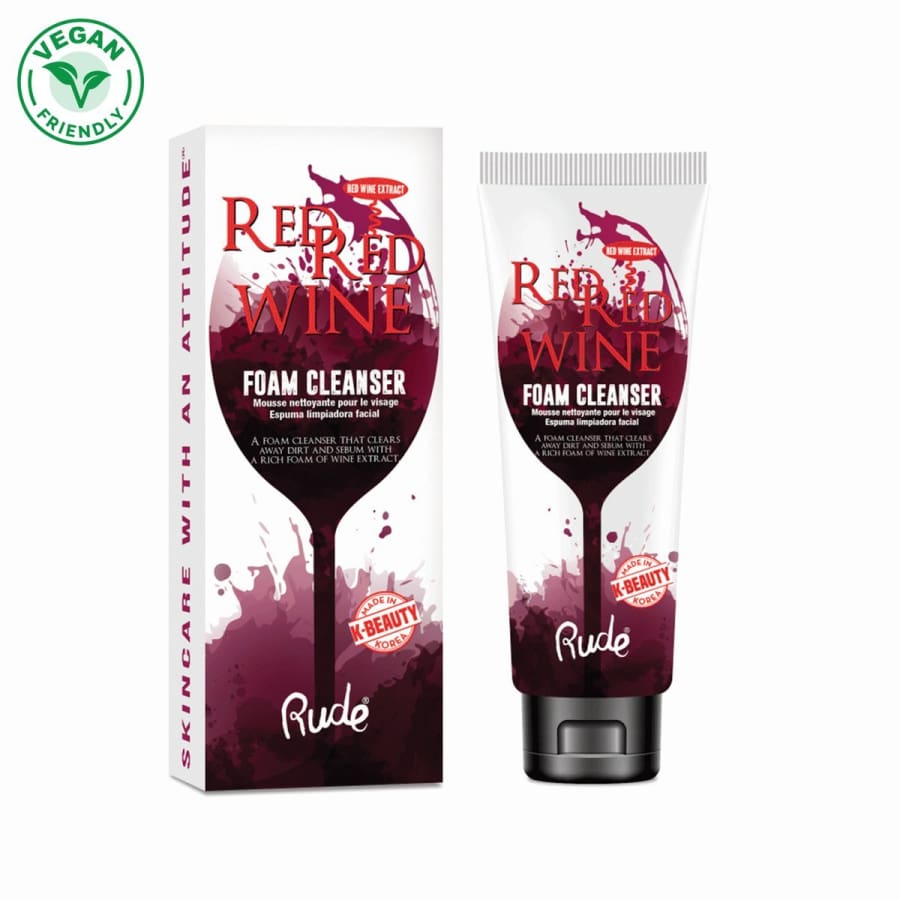 Rude Cosmetics Red Red Wine Foam Clanser Cleanser