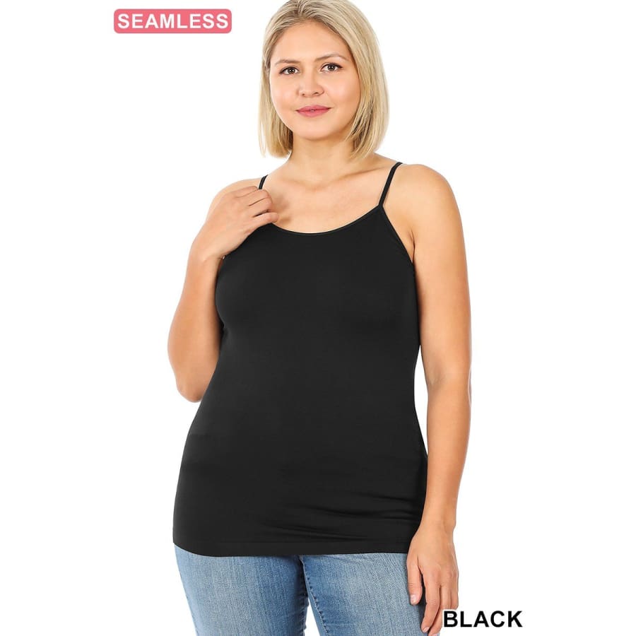 Sandee Rain Boutique - Seamless Camisole Top with Adjustable