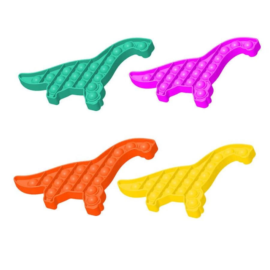 NEW! Sensory Pop It Toys Various Shapes and Colours! Dino / Purple