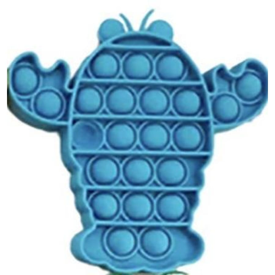 NEW! Sensory Pop It Toys Various Shapes and Colours! Lobster / Blue Accessories