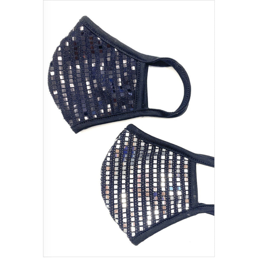 Sequin Fashion Face Masks Sequin Leopard Red / Polyester Face Cover