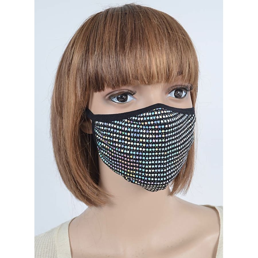 Sequin Fashion Face Masks Multicolour Face Cover
